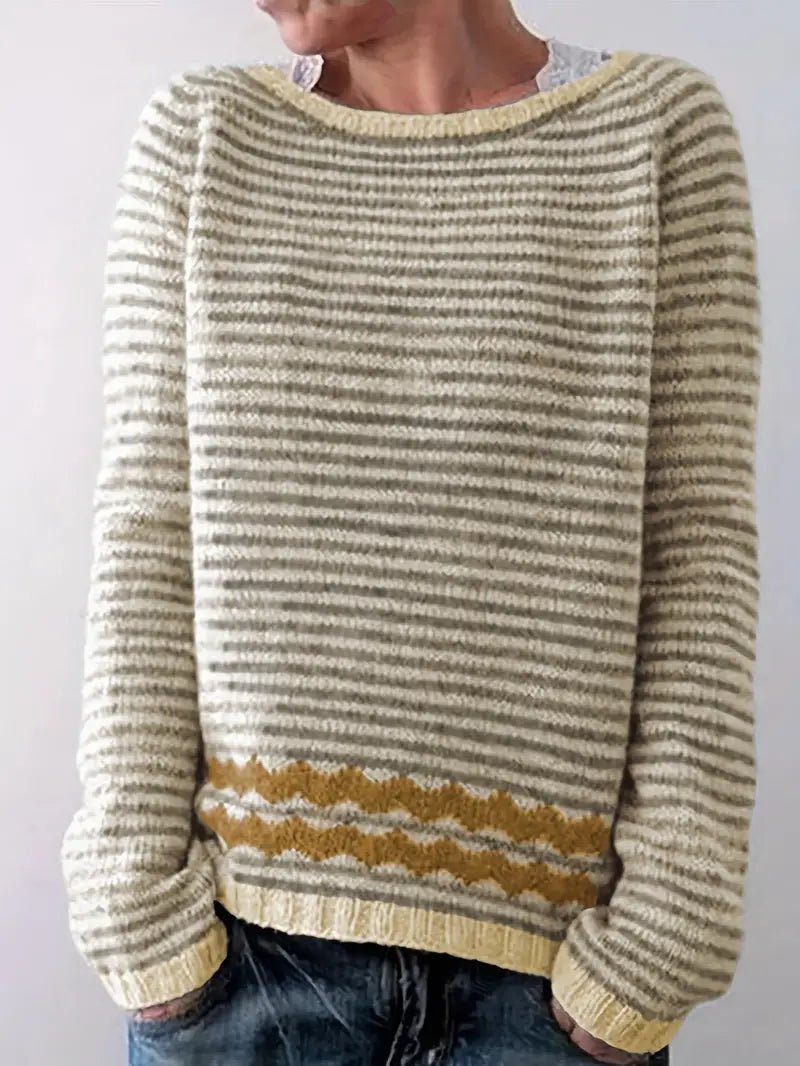 Women's Striped Casual Sweater