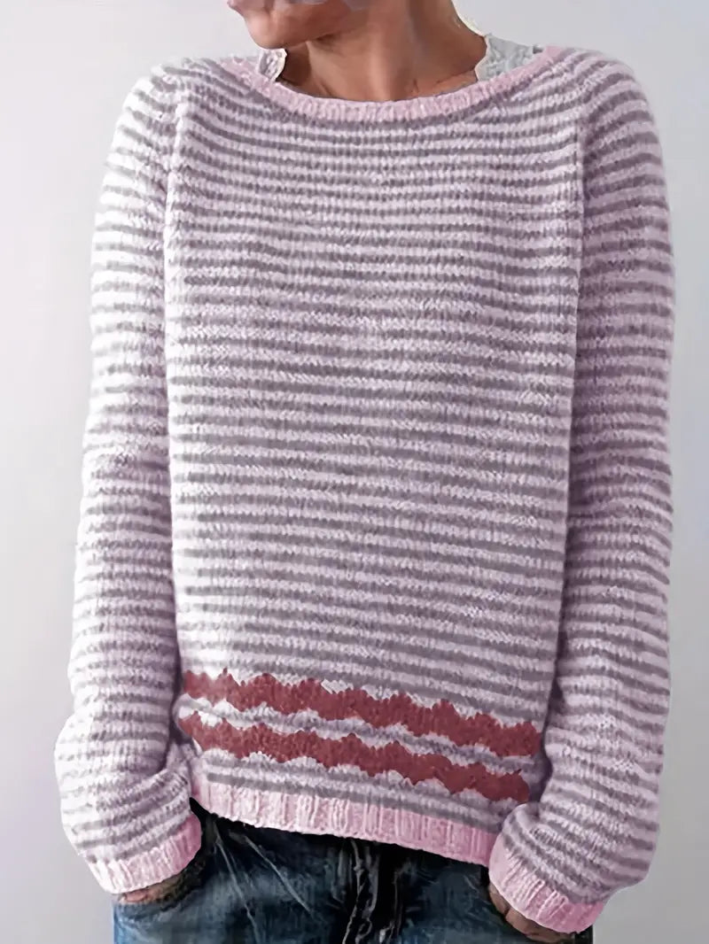 Women's Striped Casual Sweater