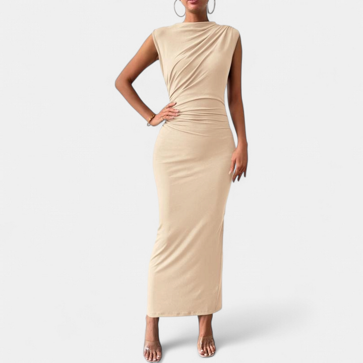 MELODY | Chic Bodycon Dress with Back Slit for Cocktail Events