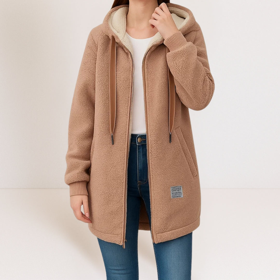 HAZEL | HOODED FLEECE JACKET