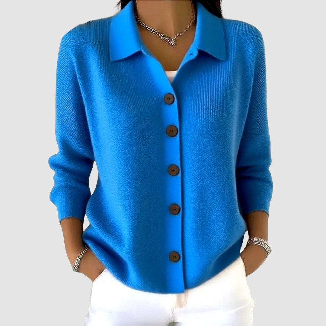 Leonora | Women's Soft Everyday Button-Up Knit Cardigan