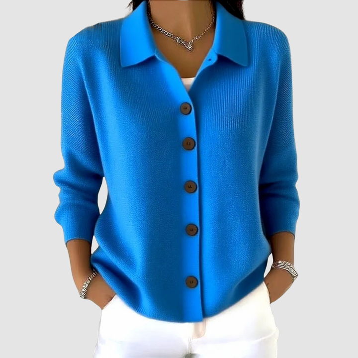 Leonora | Women's Soft Everyday Button-Up Knit Cardigan