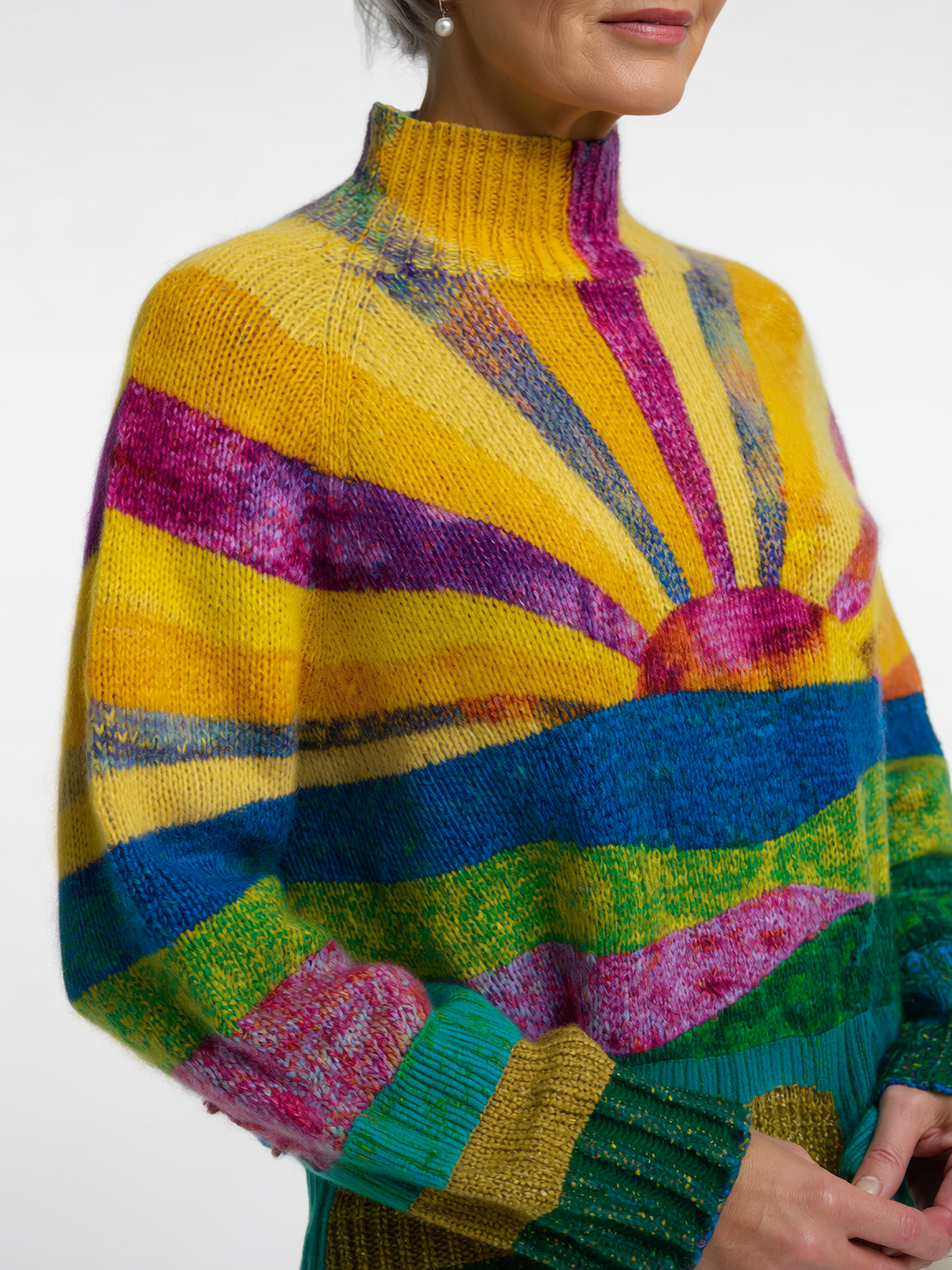 Zella - Vibrant Turtleneck Sweater
