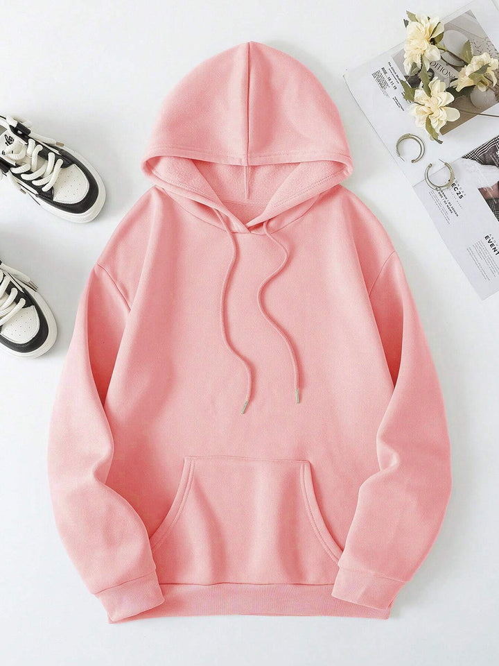 Susannah | Women's Oversized Fleece Hoodie with Striking Back Graphic