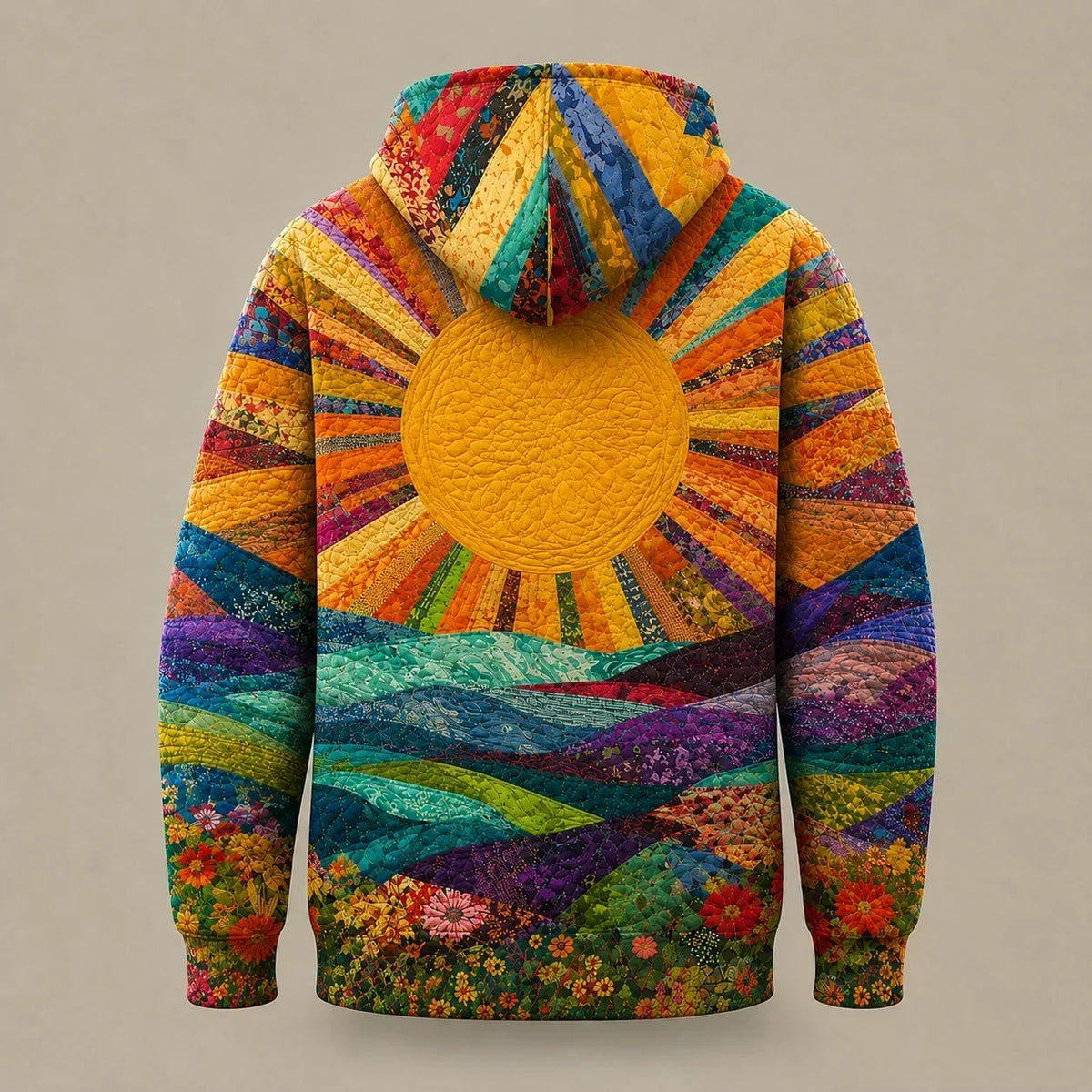 RYLETH | Y2K Sunburst Print Hoodie