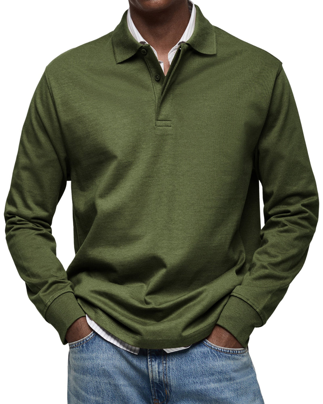 CAS | POLO SHIRT WITH LONG SLEEVES