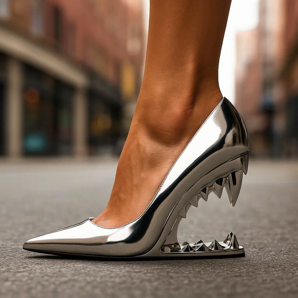 Talia Wolf Fang Stiletto Heels