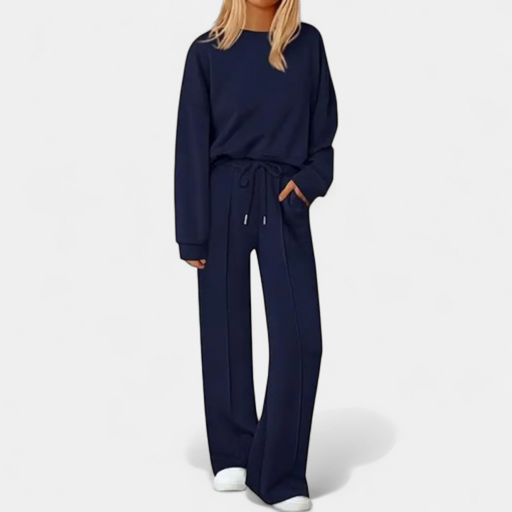 REMY | Comfy Knit Wide-Leg Sweatset