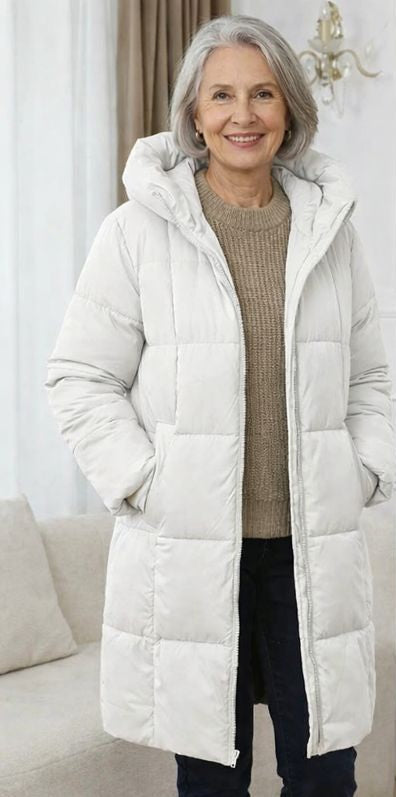 Margot | Women's Hooded Puffer Coat with Luxurious Down Insulation