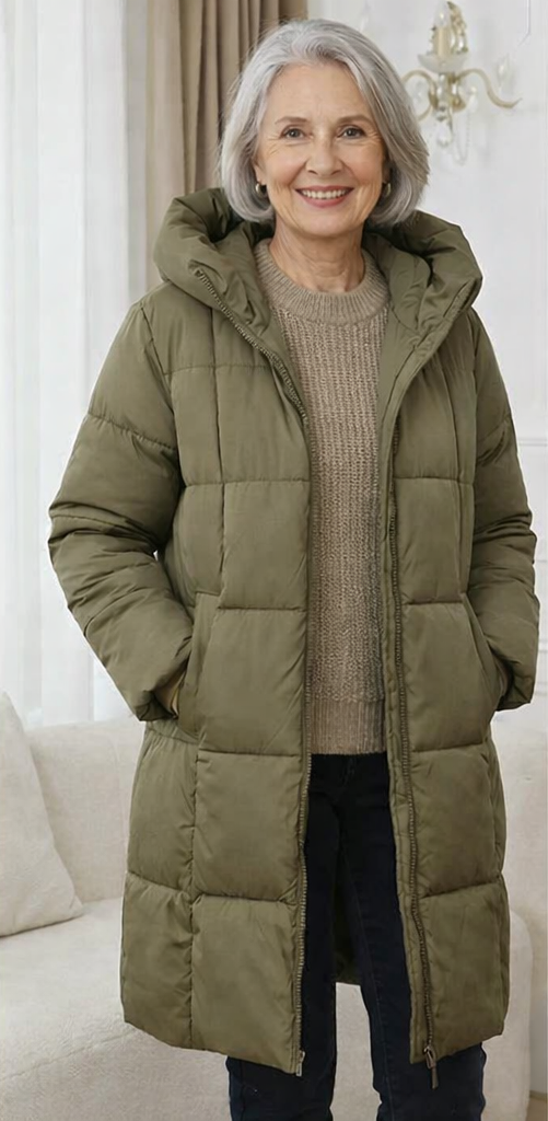 Margot | Women's Hooded Puffer Coat with Luxurious Down Insulation