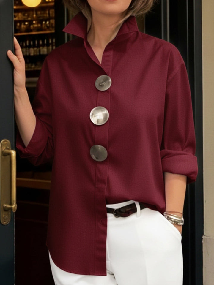 Rosaline | Classic Button-Up Blouse
