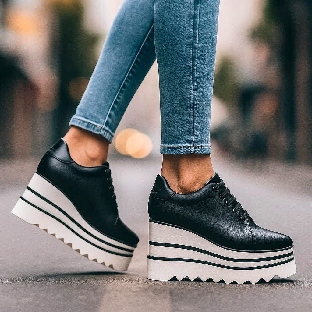 SYLVIE ELEVATED PLATFORM SHOES