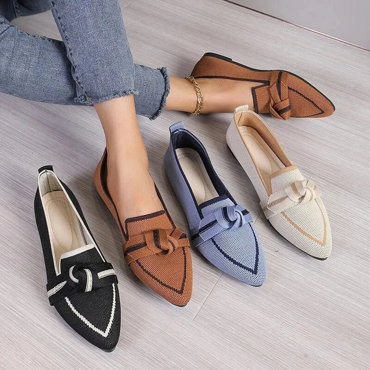 Valentina Knit Ballet Flats