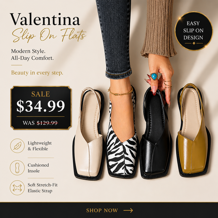 Valentina Slip-On Ballet Flats