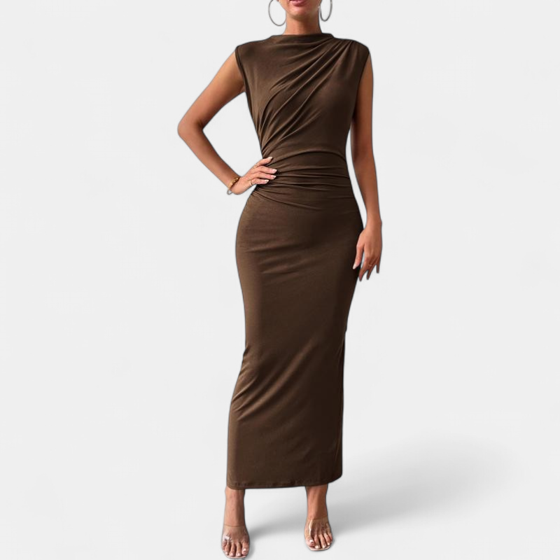 MELODY | Chic Bodycon Dress with Back Slit for Cocktail Events