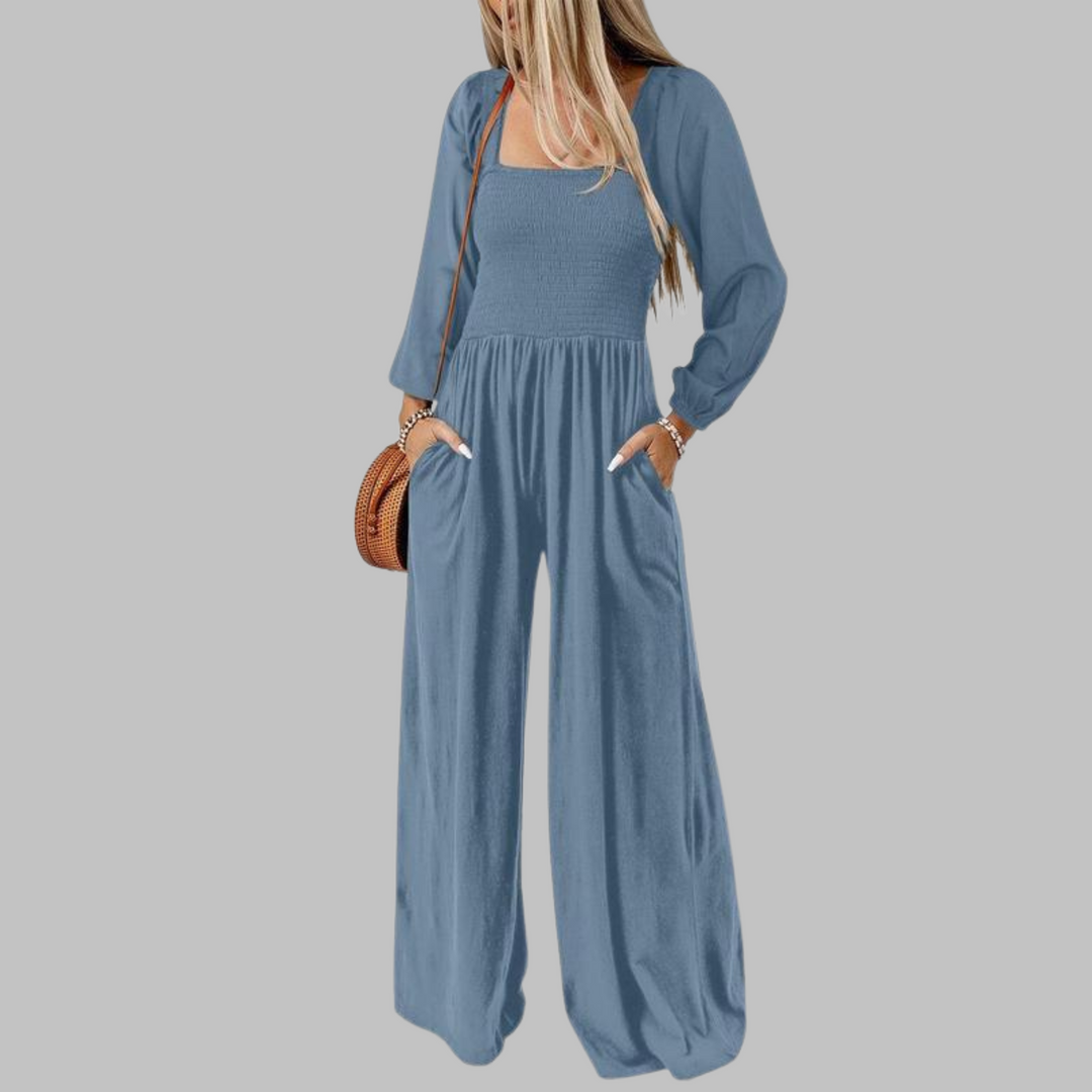 KISHA | Stylish Wide-Leg Loose Fit Jumpsuit