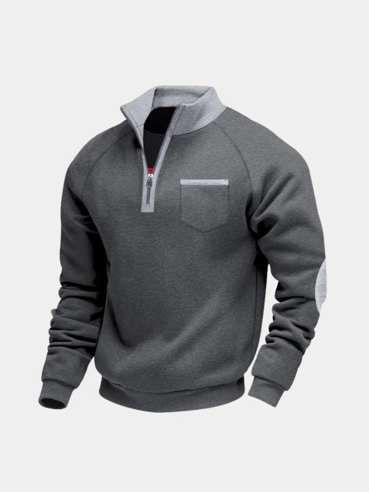 Clayton | Men's Classic Quarter Zip Pullover with Elegant Fit
