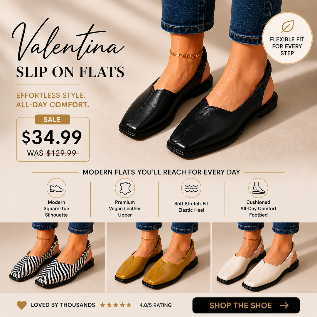 Valentina Slip-On Ballet Flats