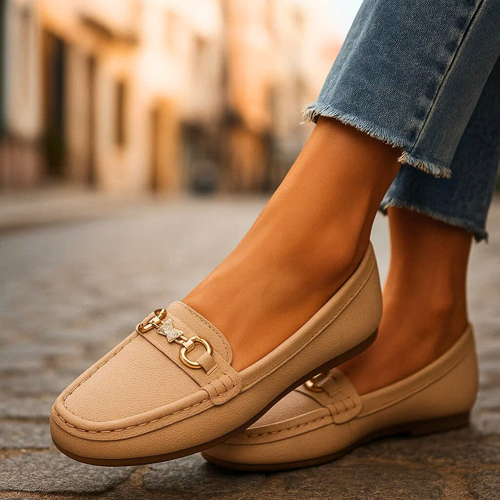 Rhinestone-Embellished Sorella Loafers
