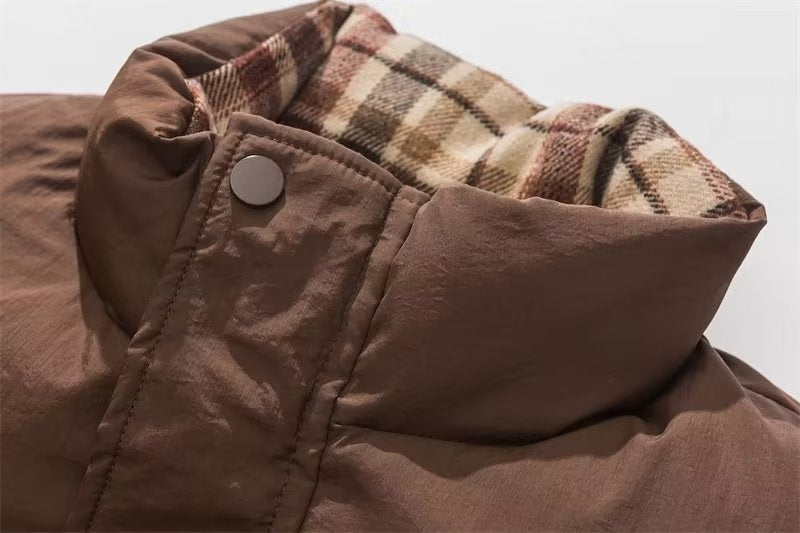 Lorelei | Women's Reversible Puffer Jacket with Stand-Up Collar