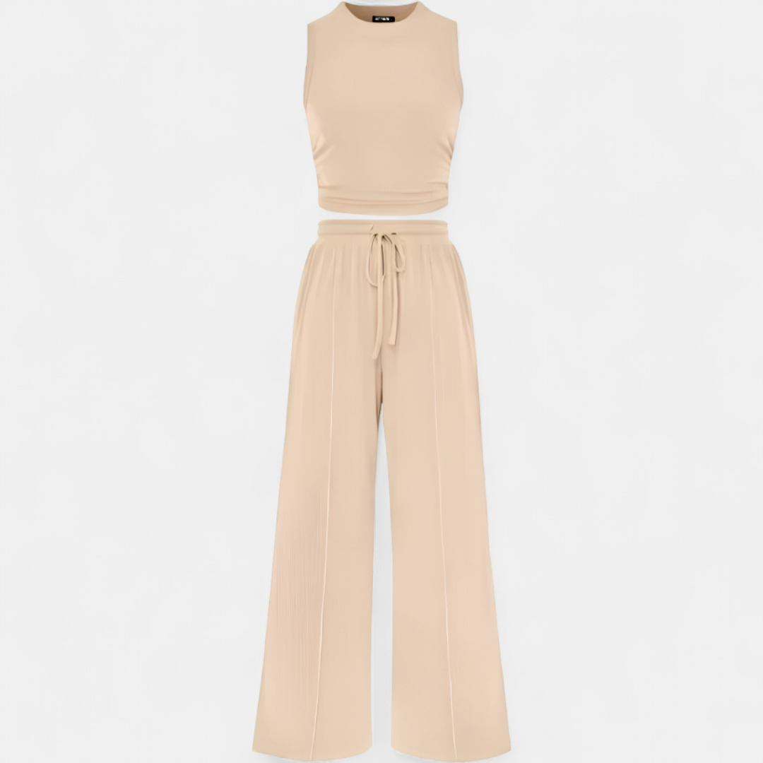 CLEO™ – Easy Knit Wide-Leg Lounge Ensemble