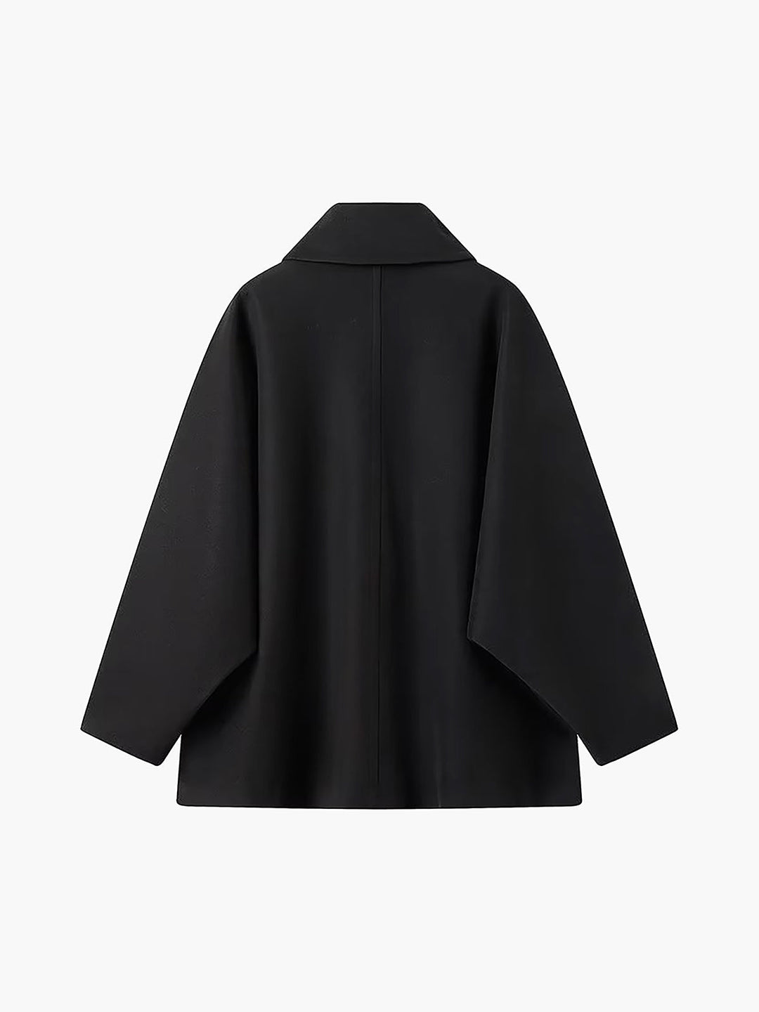 Rhona | Women's Oversized Wool Blend Coat with Button Closure