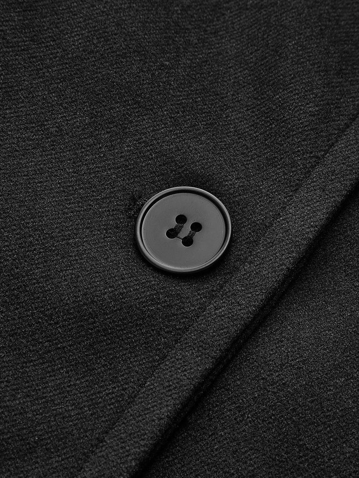 Rhona | Women's Oversized Wool Blend Coat with Button Closure