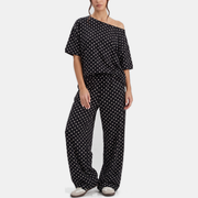 Black Polka Dots