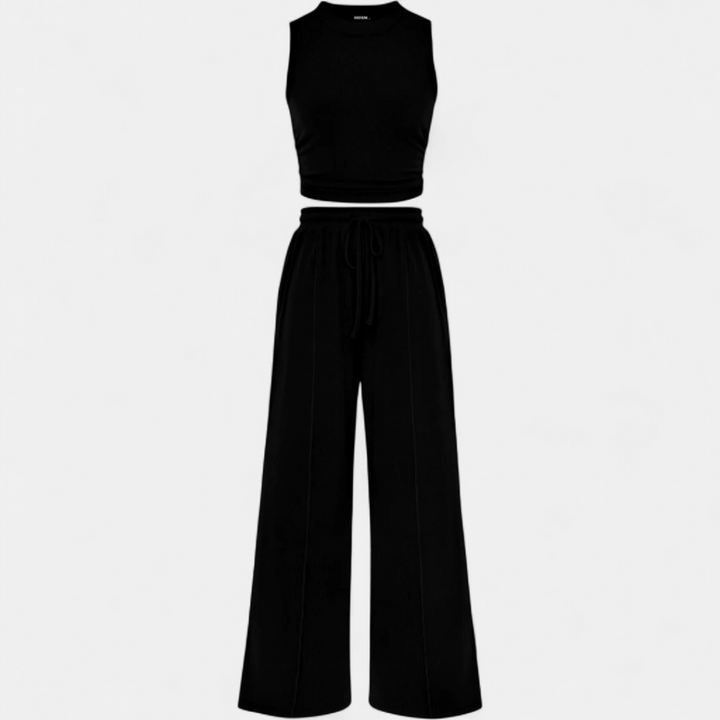 CLEO™ – Easy Knit Wide-Leg Lounge Ensemble