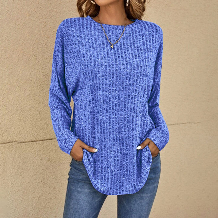 Clemence | Women's Relaxed Fit Long Sleeve Crew Neck Sweater
