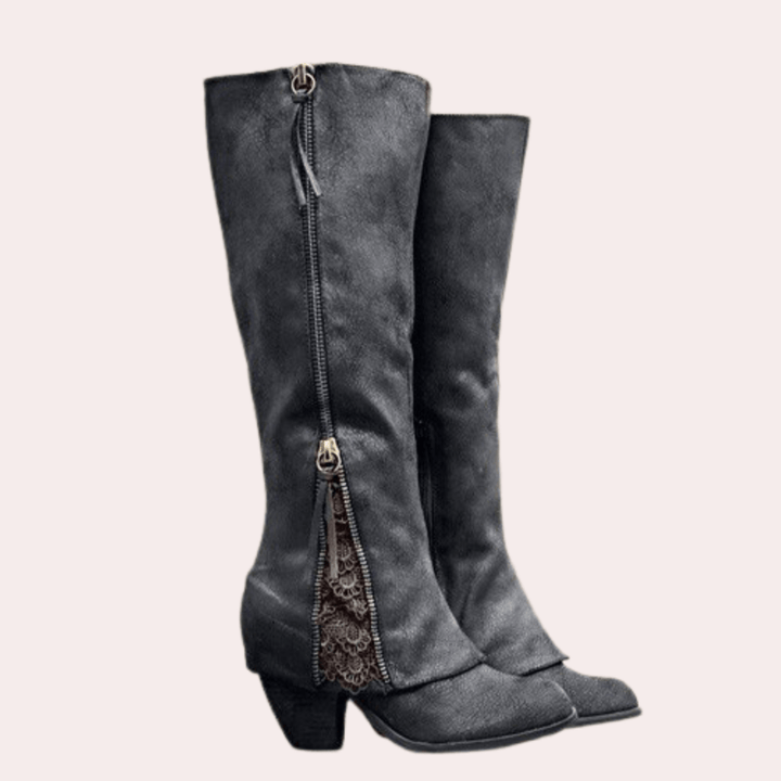 Lace-Up Clara Riding Boots