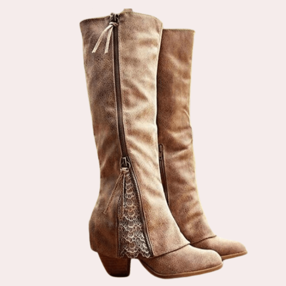 Lace-Up Clara Riding Boots