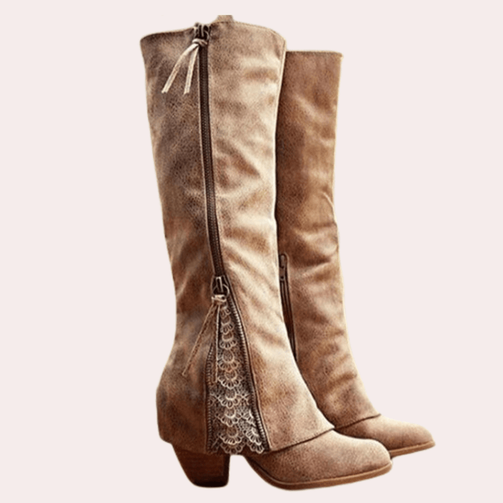 Lace-Up Clara Riding Boots