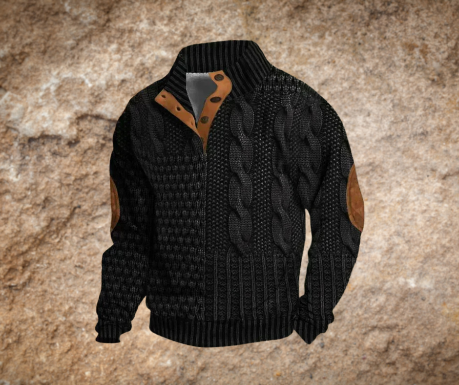 Vintage Printed Sweater