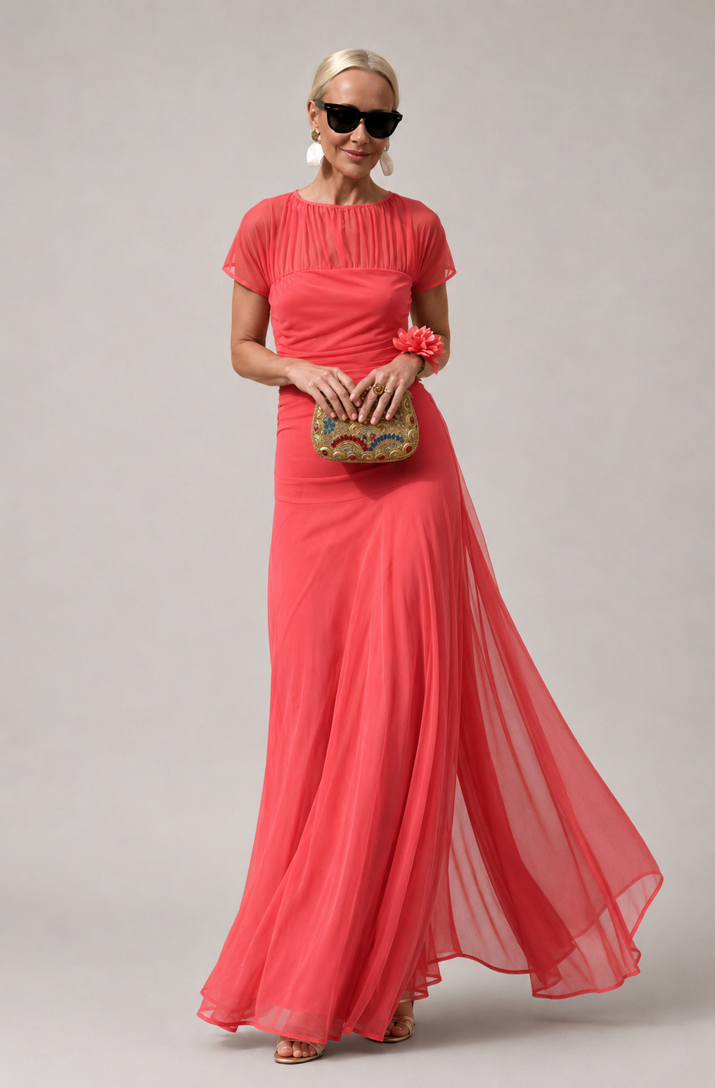 Lauren™ | Elegant Chiffon Dress