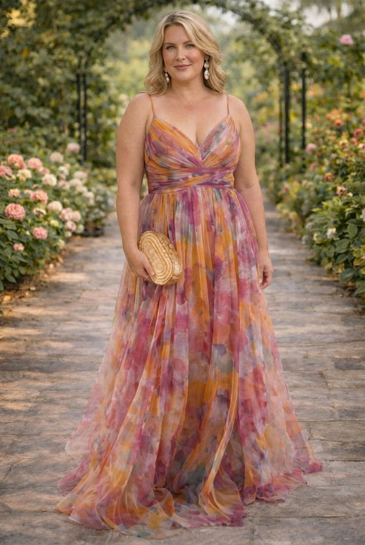 Sigrid | Elegant Floral Maxi Dress