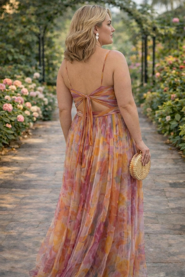 Sigrid | Elegant Floral Maxi Dress