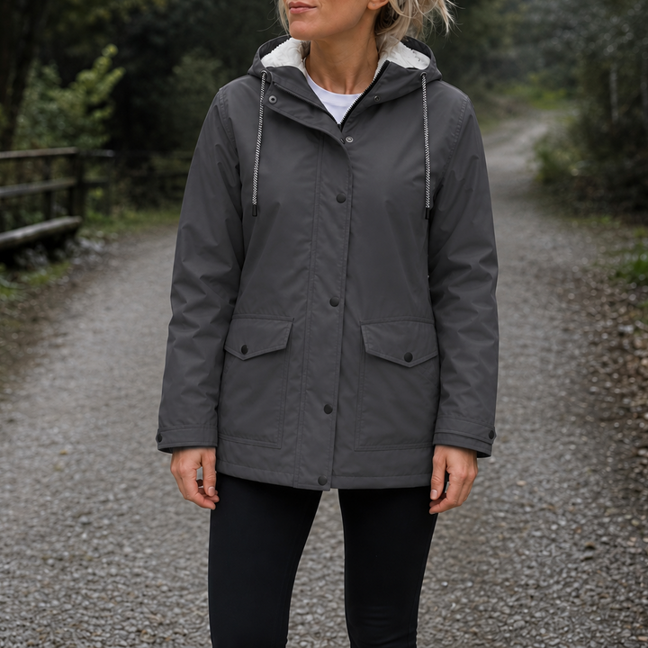 Cozynara – Fleece-Lined Hooded Windproof Jacket