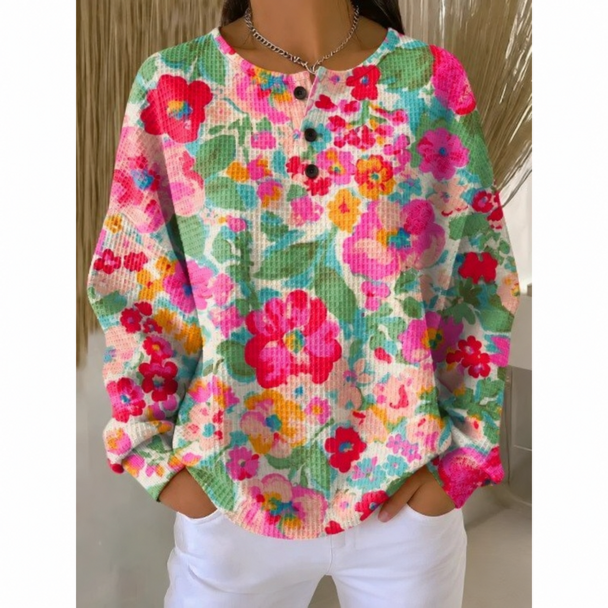 Daisy | Colorful Flower Sweater