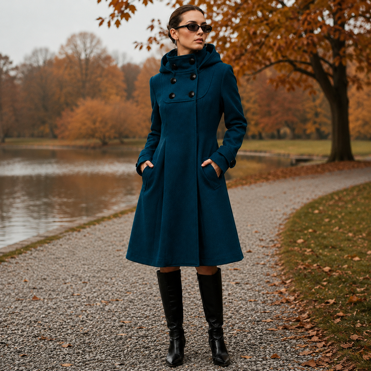 MADELINE | SCULPTED A-LINE COAT