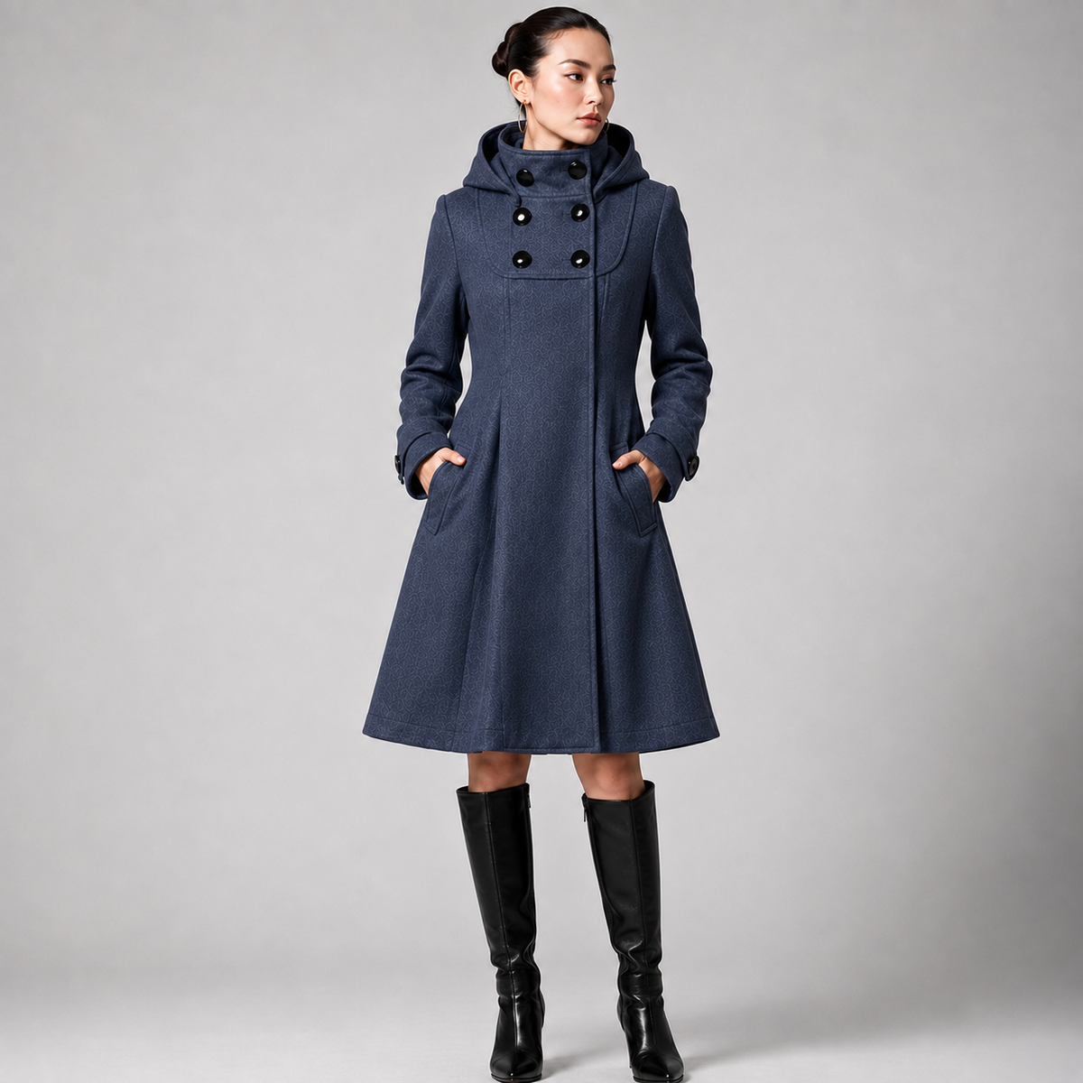 MADELINE | SCULPTED A-LINE COAT