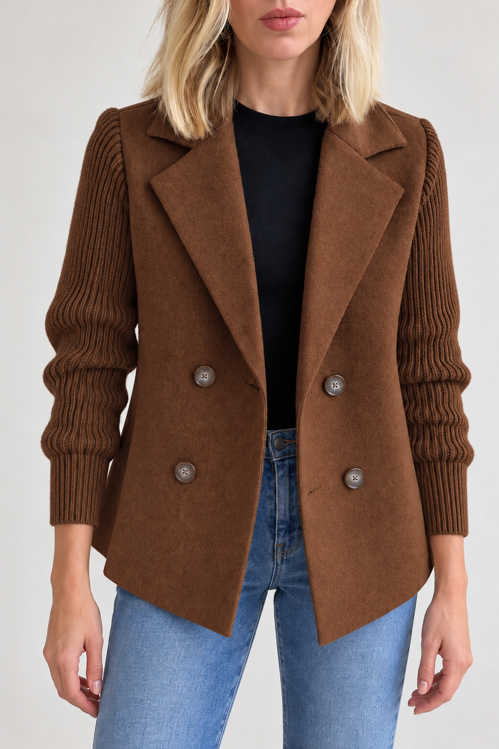 SCARLETT | KNIT BLAZER COAT