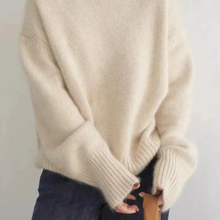 Liv - Cozy Turtleneck Knit Sweater