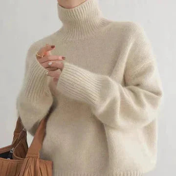 Liv - Cozy Turtleneck Knit Sweater