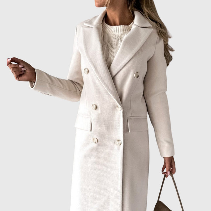 Jolie | Women's Longline Coat with Elegant Tailored Design