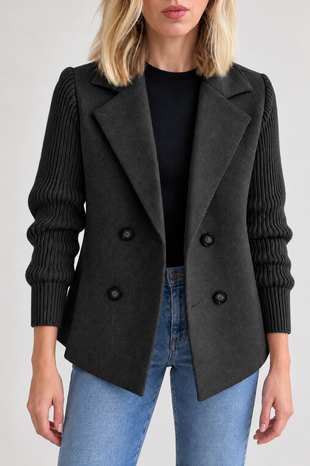SCARLETT | KNIT BLAZER COAT