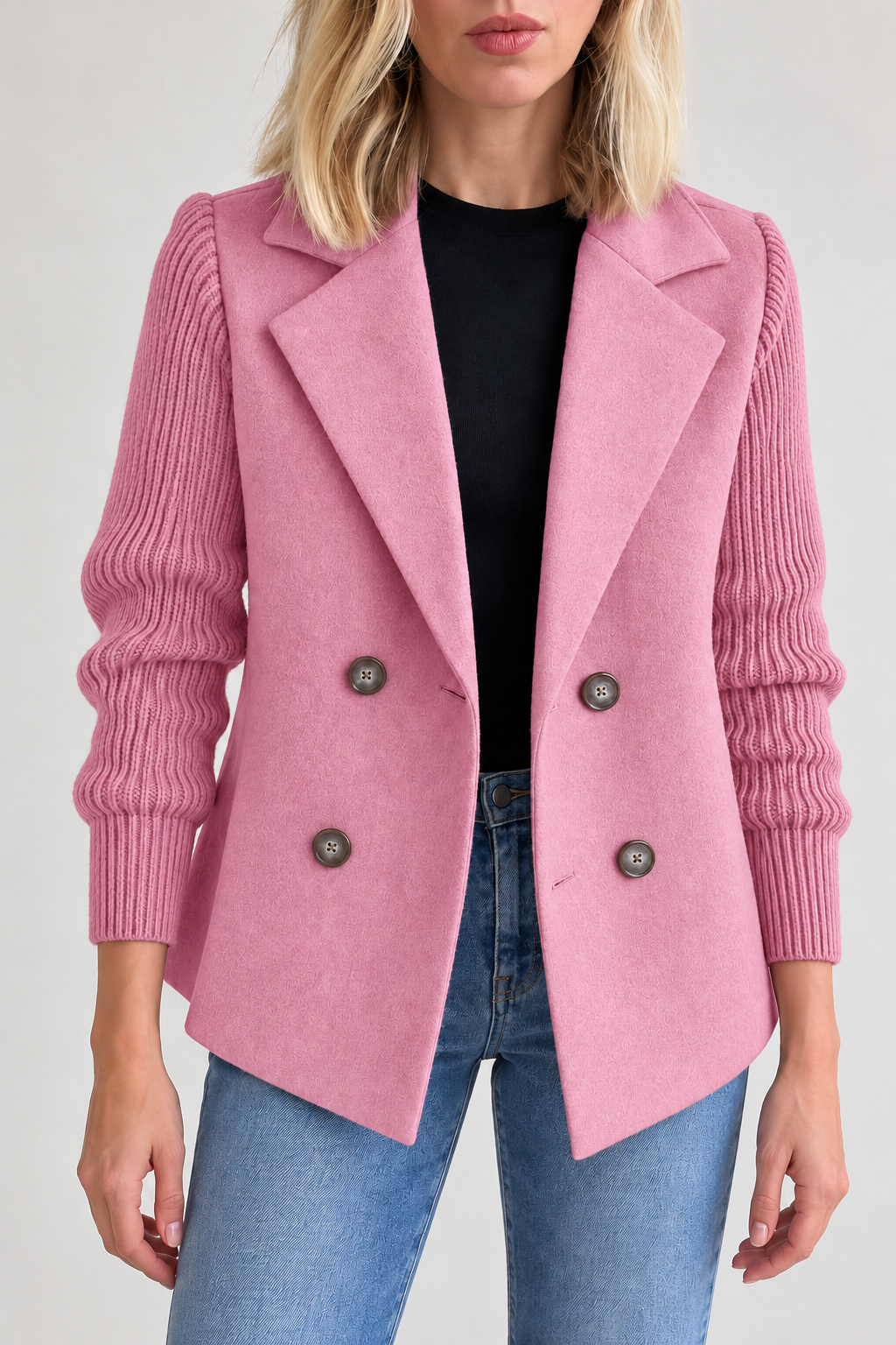 SCARLETT | KNIT BLAZER COAT