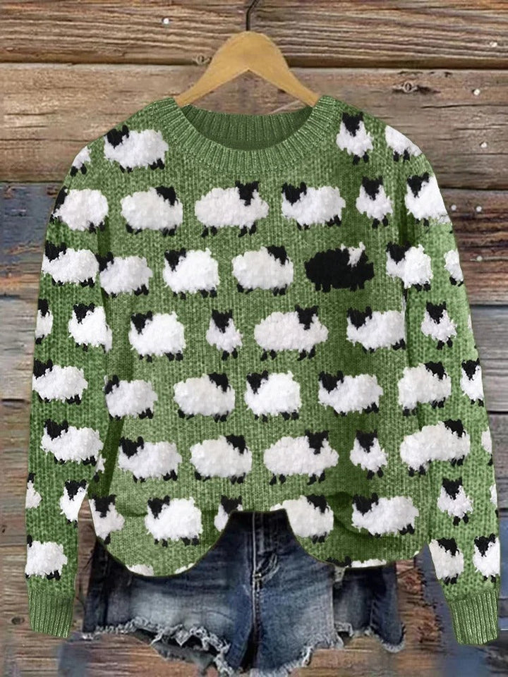 Alexa | Women's Festive Knitted Christmas Tree Sweater
