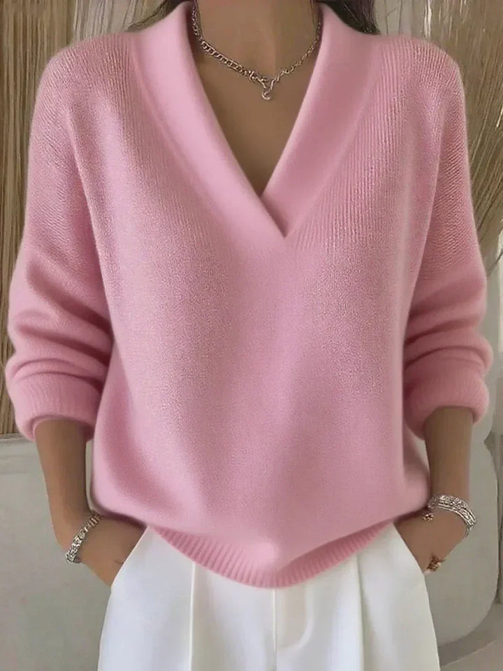 Vivelle™ | Cozy V-Neck Sweater