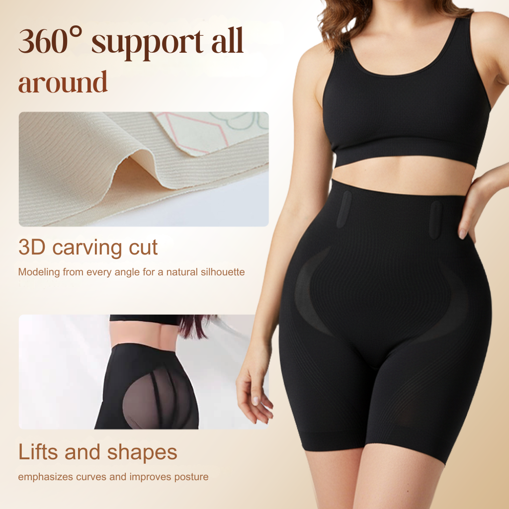 LiftLuxe – High-Waisted Shaping Shorts for Enhanced Lift